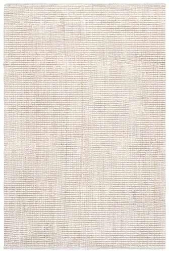 SAFAVIEH Area Rug 6x9 - Natural Fiber Collection - Bleach & Ivory, Handmade Jut…