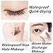 4D Silk Fiber Eyelash Mascara Cream, Premium Black Waterproof Eyelash Extension Newest Eye Makeup cosmetic with 1 Eyelash Brush (black1)