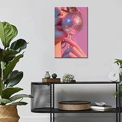 Retro Pink Disco Ball Posters Funky Cool Y2k
