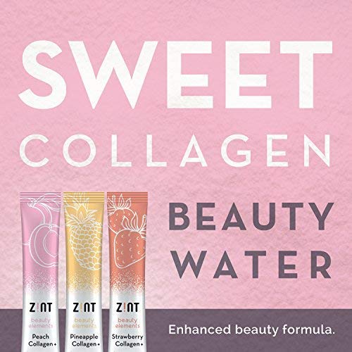 Zint Sweet Marine Collagen Powder Beauty Drink Mix (Assorted): Sugar-Free Collagen Peptides Drink w/Glucosamine, Hyaluronic Acid, Vitamin C, Acai Extract (15 5g Packets)
