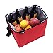 MIER 24 Can Soft Cooler Insulated Lunch Box Bag for Women, Men, Leakproof Lunch Tote (Black)