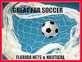 Fishing Net, Soccer, Basketball, Cage, Goal, Barrier, Netting. Choose Your Size