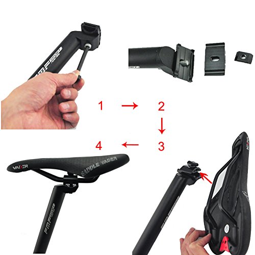 UPANBIKE Bike Bicycle Seatpost MTB Replacement Extra Long 17.7inch