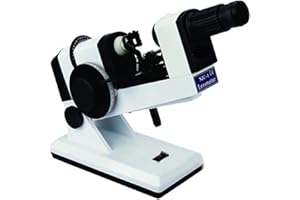 Funwill Manual Lensmeter Lensometer Focimeter Optometry Machine, ±20D Portable Lensmeter Handheld Manual Optical Focimeter Lensometer Measure Device, AC/DC 110V