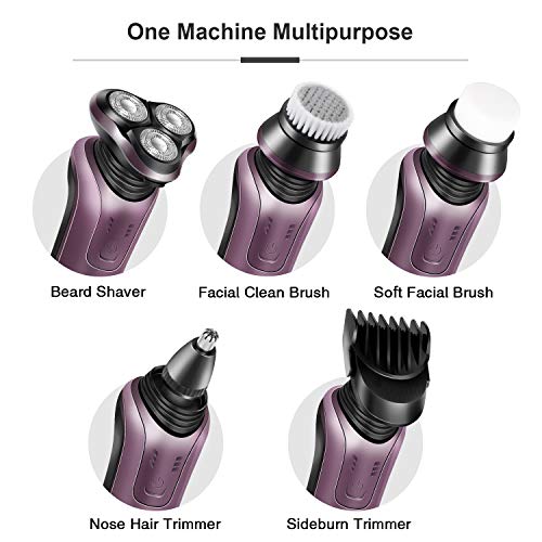 Electric Razor for Men 5 in 1 Beard Trimmer Cordless Shaver Hair
