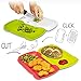 FLIP SNACK BOARD- Camping Plate, Cutting board. Perfect for Hiking, Outdoors, Backpacking or Kitchen. Lightweight, Compact, Microwave & Dishwasher Safe. Kids friendly, BPA free, made in Slovenia EU