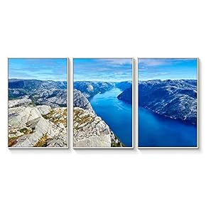 Floating Framed for Living Room Bedroom Landscape Gorge...