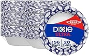 Dixie Ultra Disposable Paper Bowls, 20oz, Dinner or Lunch Size Printed Disposable Bowls, 156 Count (6 packs of