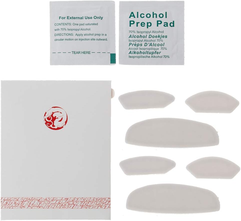 YUEYU 2 Sets/Pack Tiger Gaming Mouse Feet Mouse Skate for SteelSeries Rival 310 Mouse White Teflon Mouse Glides Curve Edge