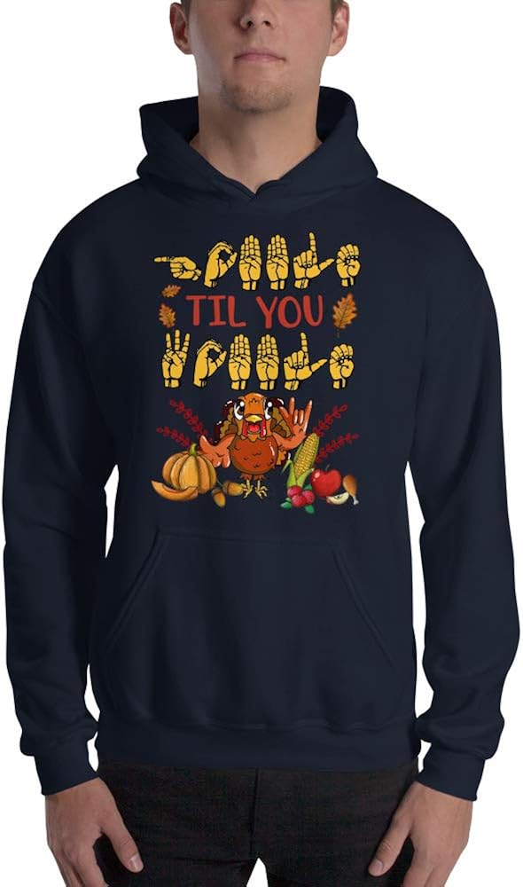 TEEPOMY Gobble Till You Wobble Thanksgiving Sign Language ...