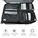 Zero Grid Packing Cubes - Travel Organizer Set with Shoe Bag Black, Black, Small, RFID Wallet