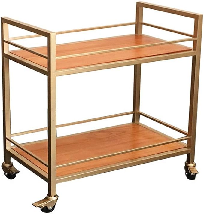 Ping Bu Qing Yun Carro de estante, estante de madera for sala de estar