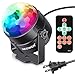 Neewer Disco Ball Disco Lights-Party Lights Sound Activated Storbe Light With Remote Control DJ Lighting,Led 3W RGB Light Bal, Dance lightshow for Home Room Parties Kids Birthday Wedding Show Club Pub