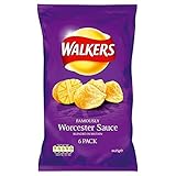 Walkers Worcester Sauce Crisps 25g x 6 per pack