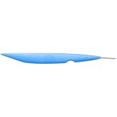Mudtools MudShark Pottery Tool &ndash; 2-in-1 Needle Tool &amp; Clay Cutting Fettling Knife, Light Blue