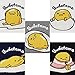 KONY Women's Funny Cartoon Japanese Animation Crew Socks Casual Cotton Gudetama Egg Socks Gift (Gudetama slothfully - 5 Pairs)