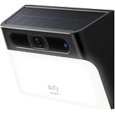 eufy Security Solar Wall Light Cam S120, Solar Security Cameras Wireless Outdoor, 2K Camera, Forever Power, Motion Activated 