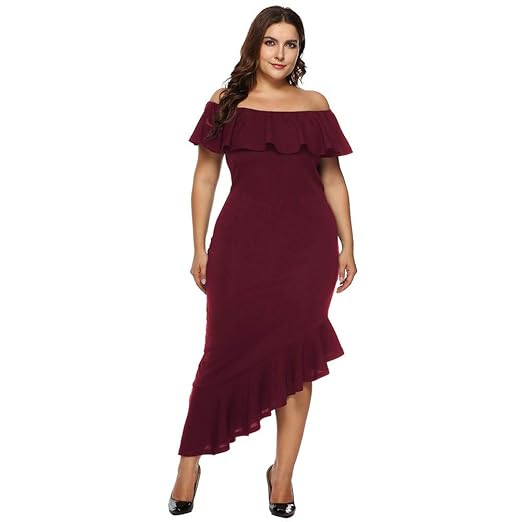 off the shoulder sundress plus size