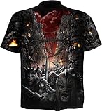 Spiral - Mens - DEVILS PATHWAY - Allover T-Shirt Black