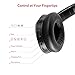 Tsumbay Bluetooth Headphones Over Ear, Hi-Fi Deep Bass Wireless Headset for 25Hrs Music Time, Foldable with Mic and Wired Mode for Cell Phone/PC/TV