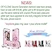 OCYCLONE Cute iPhone 8 Case, Cute iPhone 7 Case, Glitter Luxury Bling Diamond Rhinestone Bumper with Ring Grip Kickstand Protective Thin Girly Red iPhone 8 Case/iPhone 7 Case for Women Girl - Red