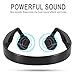 Open Ear Wireless Bone Conduction Headphones Bluetooth Headphone Sports Headset Earphones with Mic Sweatproof for Smartphones Gym, Exercise and Workout,Running