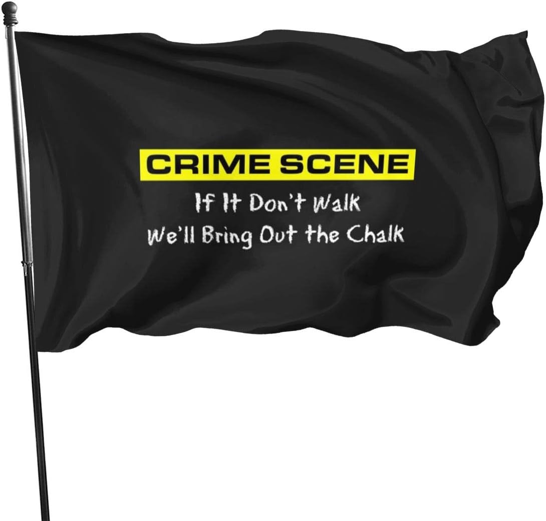 N/D Crime Scene Investigator Flagge Banner Flaggen 7,6 x 12,7 cm