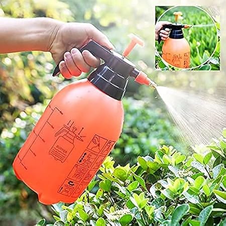 Freya Creation Garden Pump Pressure Sprayer|Lawn Sprinkler|Water Mister|Sprayer for Garden|Spray Bottle for Herbicides,Pesticides,Fertilizers,Plants Flowers 2 Litre Capacity (Pack-1)(Multicolour)