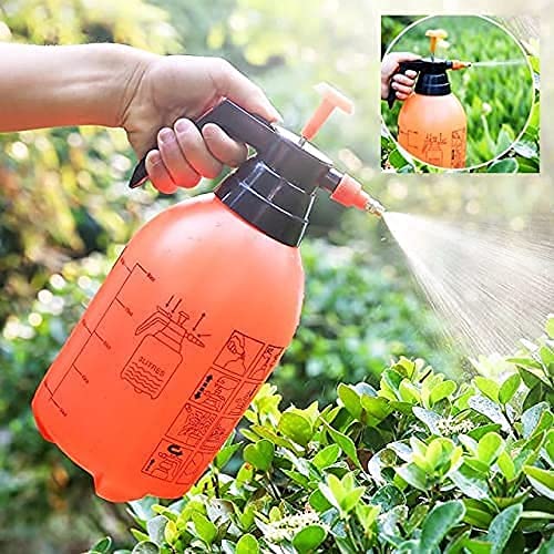 HOMEWE Garden Pump Pressure Sprayer | Lawn Sprinkler | Water Mister | Spray Bottle for Herbicides, Pesticides, Fertilizers, Plants Flowers 2 Liter Capacity -Spray Bottle Plant Water (Multi color)