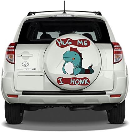 Hug Me I Honk Dinosaur Full Color Car Decal, Hug Me I Honk Dinosaur Full Color Car Sticker, KC-296 FRST (46" x 56")
