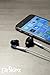 EarSkinz EarPod Covers (ES2) - Jet Black - for Apple iPhone X / 8/7 / 6S / 6 / 5S / 5SE / 5C / 5