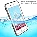 iPhone 7 / iPhone 8 Waterproof Case ，Vapesoon Waterproof Shockproof Snowproof Clear Case Compatible iPhone 7 / iPhone 8- Gray+White/Transparent(4.7inch)