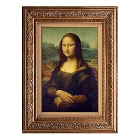 Creative 3D Visual Effect Wall Mural - Mona Lisa by Leonardo Da Vinci - Peel & Stick Wall Decor - 48"x36"