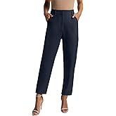 NIMIN Women High Waisted Dress Work Ankle Pants 26"/28"/30" Inseam Office Business Casual Trousers with Pockets 2025