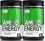 Optimum Nutrition Essential Amino Energy, Pack of Two 30 Servings (Lemon Lime 2 x 30 servings)