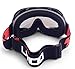 LW OTG Ski Goggles,for Men Women Adult,Skating Snowboard Eyewear Use Dual PC Uv Proof Lenses with Mirror Coating Anti-fog - Helmet Compatible with Extra Long Adjustable Strap[BLACK]
