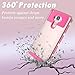 LG G Stylo / LG G4 Stylus (LS770) Case,AnnBay(TM) for LG G4 Stylus/LG G Stylo 2in1 Hybrid Armor Case Heavy Duty Case,High Impact Case(Gold/Hot pink)