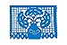 Super Value Depot Two Large Plastic Mexican ?Papel Picado? Banners. (Over 16 feet Long Each Banner). 20 Individual pannels. (10 pannels per Banner). A Colorful Touch for Your Celebrations.
