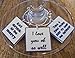FortySevenGems Set of 6 Dave Matthews Band Song Lyrics Collection Wine Charms
