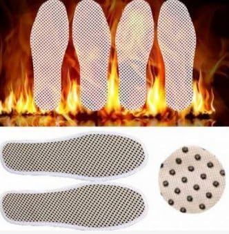Tourmaline Self Heated Heating Magnetic Foot Massage Insole Far Infrared Warm Shoe Pad (Size 45) by Lovestore2555