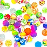HAKACC 50 Stück Flummies für Kinder 25 mm Flummis Springball Bunte Flummis Gummi