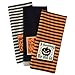 DII Happy Halloween Dishtowel Collection Embellished Cotton Kitchen Hand Towel Set, 18x28, Happy Haunting, 3 Count