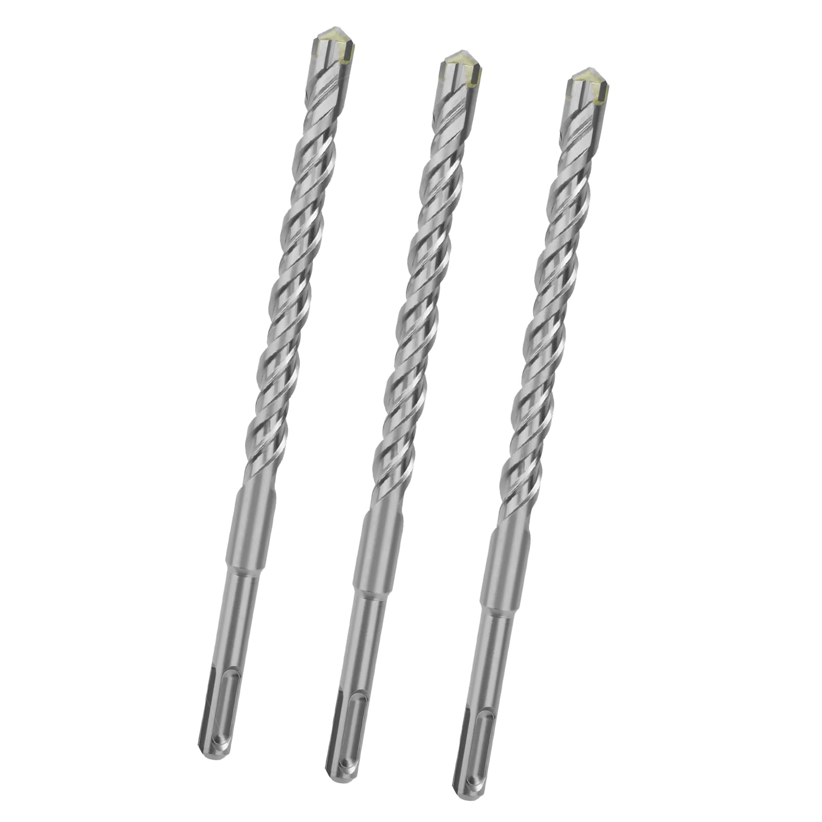 hsawbit SDS Plus Hammer Drill Bits 12mm x 110mm x 3, SDS Masonry Dill Bit Cross Tip Carbide Drill bit for Brick Walls, Concrete, Stone