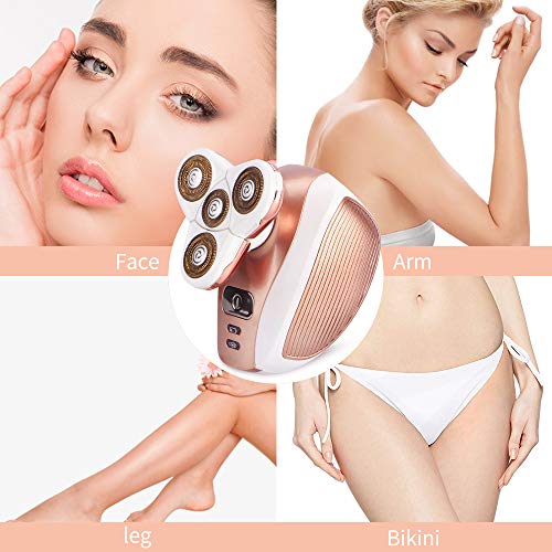 [2018 Upgraded] CENOVE Women's Painless Hair Remover for Leg Women Epilator Hair Removal Electric Shaver for Women’s Legs,Face,Lips,Bikini—As Seen On TV(Rose Gold) - Thumbnail 5
