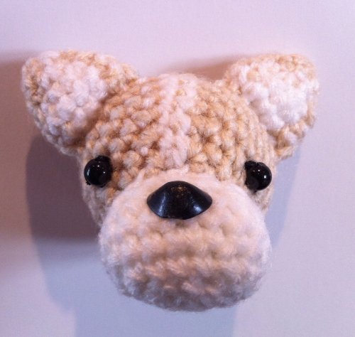 Pom & Gina Handmade Crochet Dog Fridge Magnet (Welsh Corgi)