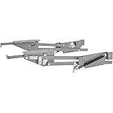 Rev-A-Shelf Heavy-Duty Stand Mixer Lift for Kitchen Base Cabinets, Zinc - Spring-Loaded Lifting System for Small Countertop A