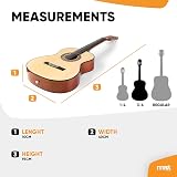 MAX SoloArt Junior 3/4 Starter Acoustic Guitar Kit Natural Wood for Kids view 7