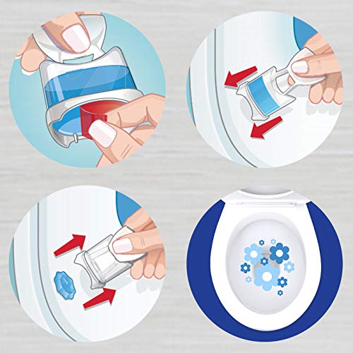 Lysol Click Gel Automatic Toilet Bowl Cleaner, Single use self sticking