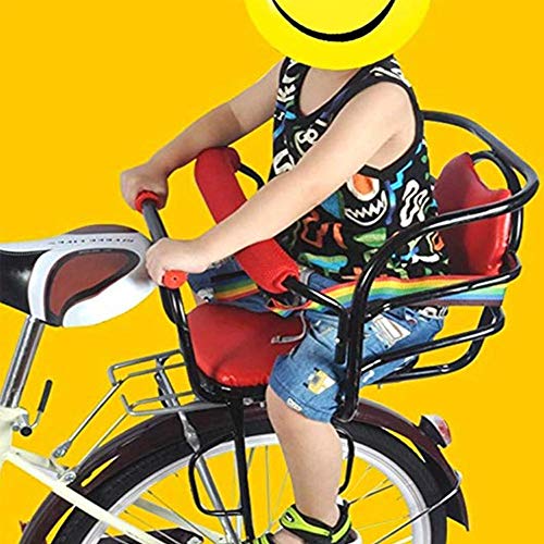 RANRANHOME Baby Bicycle seatChild Carrier with NonSlip handrail Rear seat,red EBike Canada