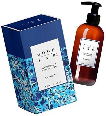 Good Lab Blooming & Thickening Shampoo for Hair Loss, Thinning, & Hair Growth - Packed with DHT Blockers & Antioxidants - Natural Ingredients - Sulfate-Free - For All Hair Types (8.5 Fl Oz)